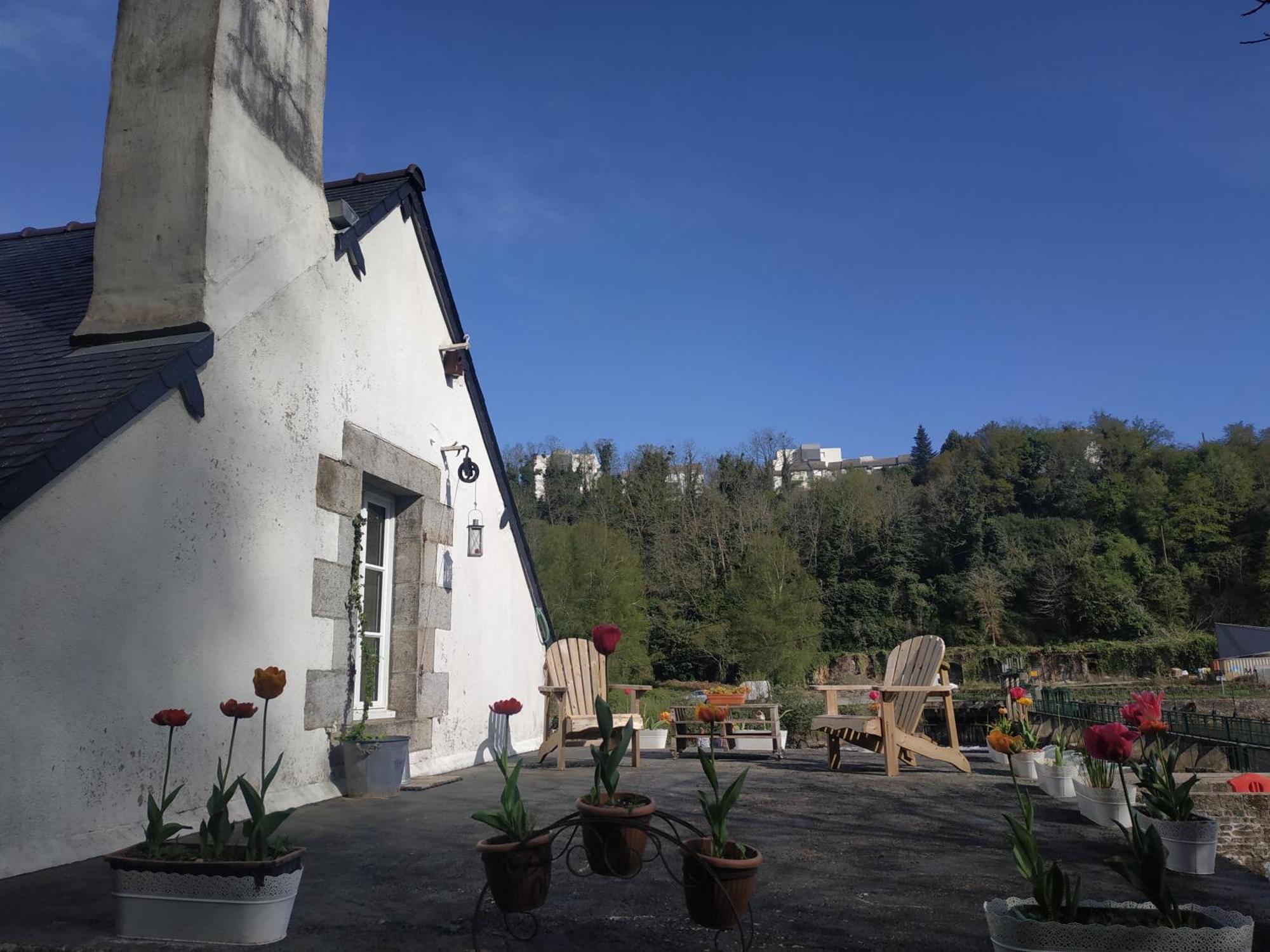 Chambre D'Hotes Dans Maison Eclusiere Hennebont Exterior foto